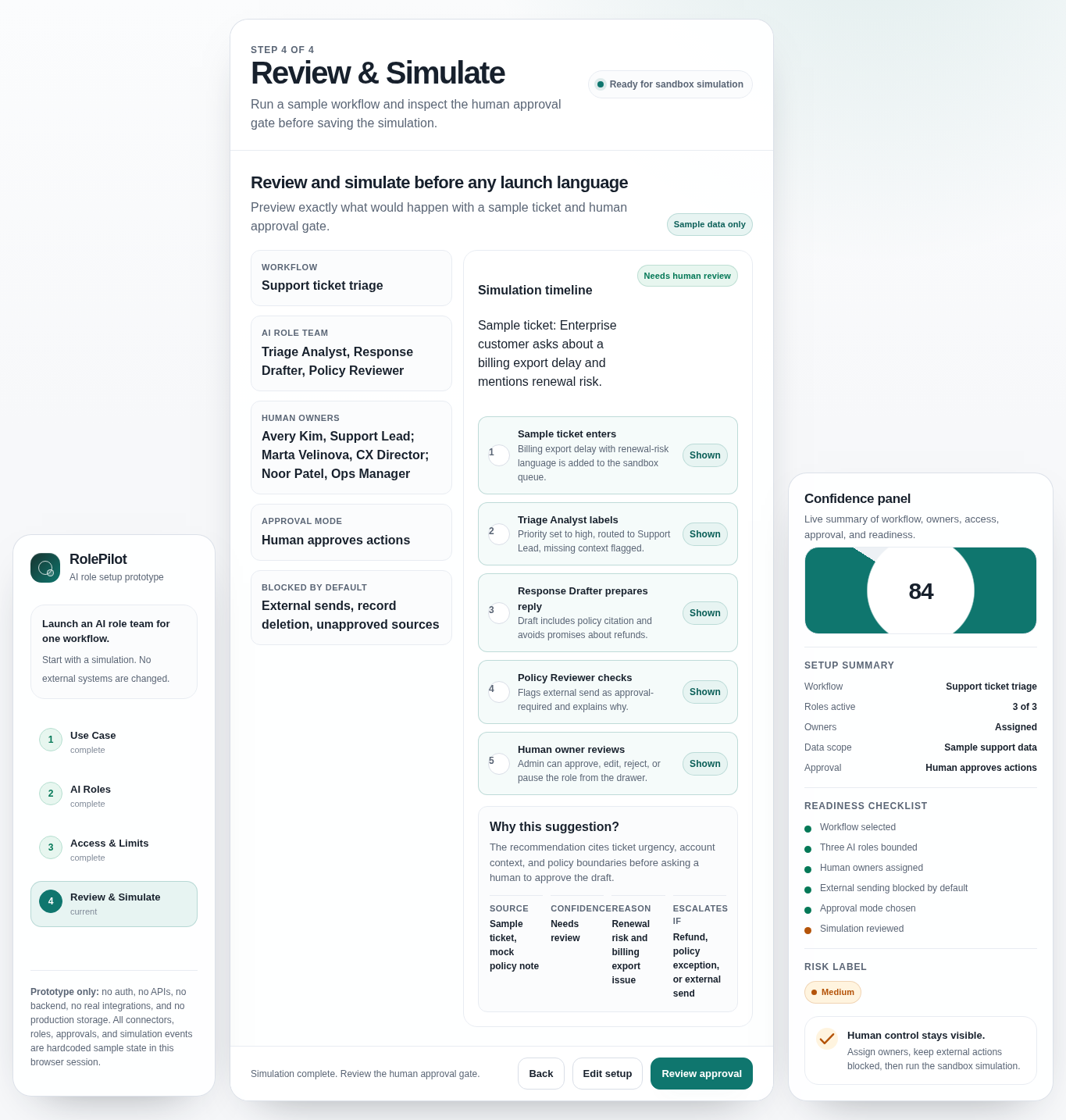Screenshot 1: evidence from build